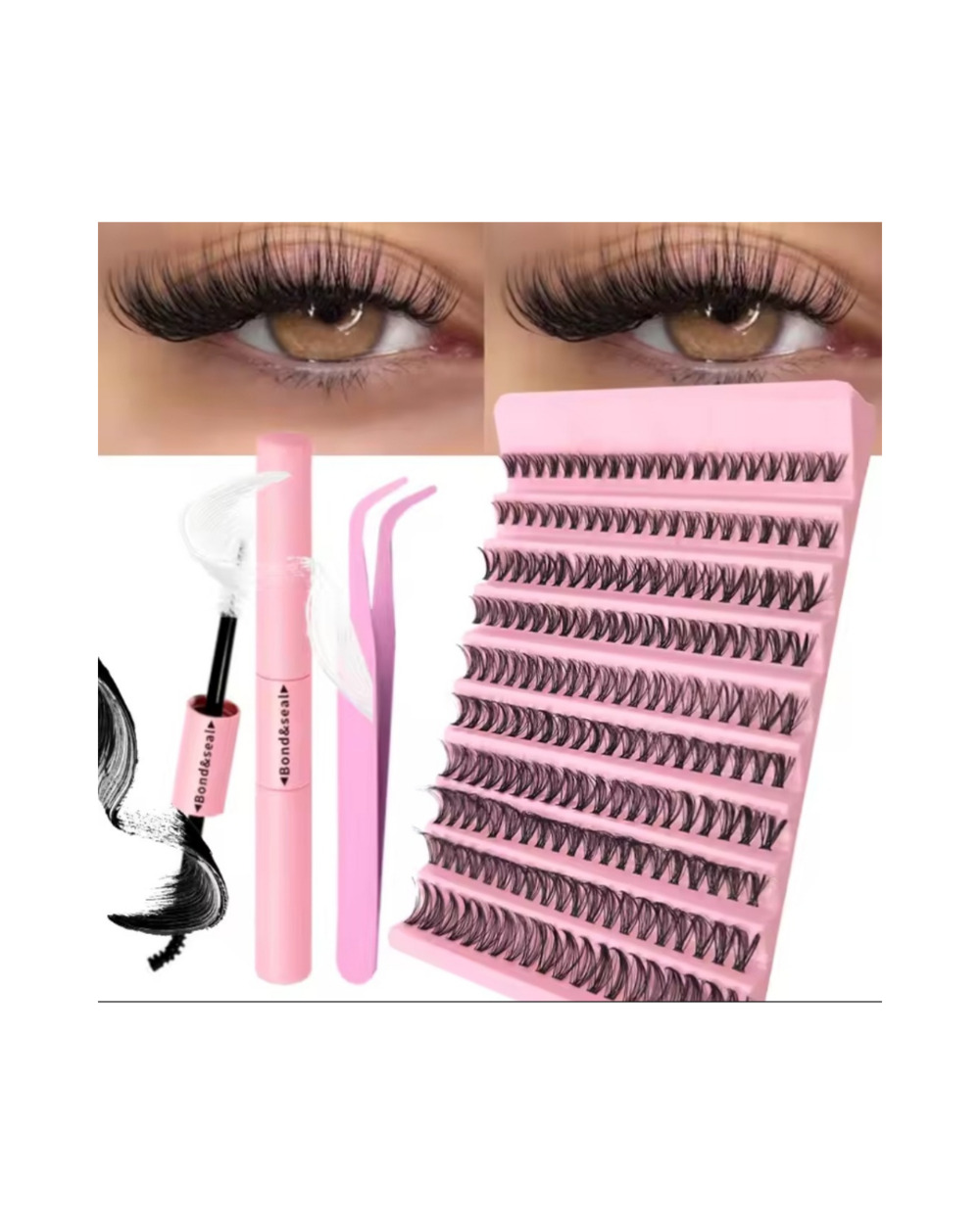 Soft Glam DIY Lash Kit | Cluster Lashes + Bond & Seal | Beginner Friendly